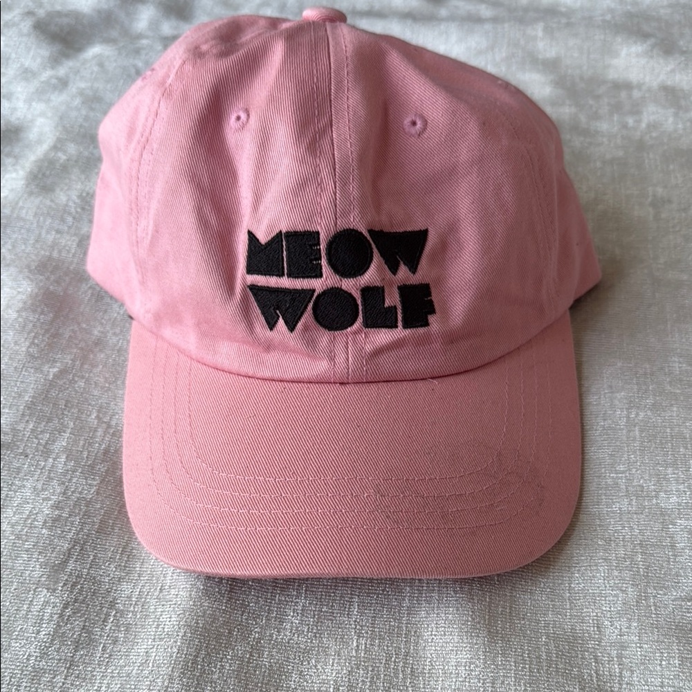 Meow Wolf Pink Baseball Cap